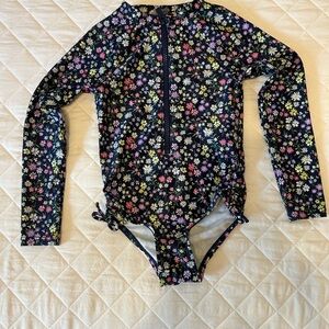 Old Navy Floral Girl’s Rashguard Swimsuit